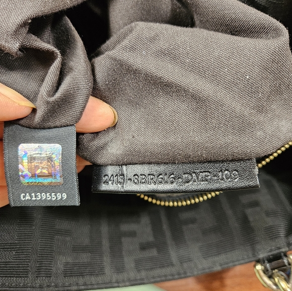 Fendi Mia Borse Black Shoulder bag - Picture 10 of 10